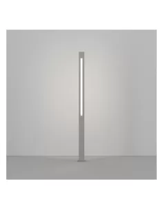 Viabizzuno f4 127 02 tube carré argent g5 14w he l 1000